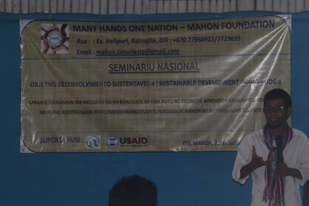 Fundasaun Mahon Realiza Semináriu KonaBa Edukasaun Inkluzivu No